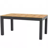 Összecsukható asztal Wenus 160/300x90cm tölgy craft/fekete