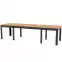 Összecsukható asztal Wenus 160/300x90cm tölgy craft/fekete,6