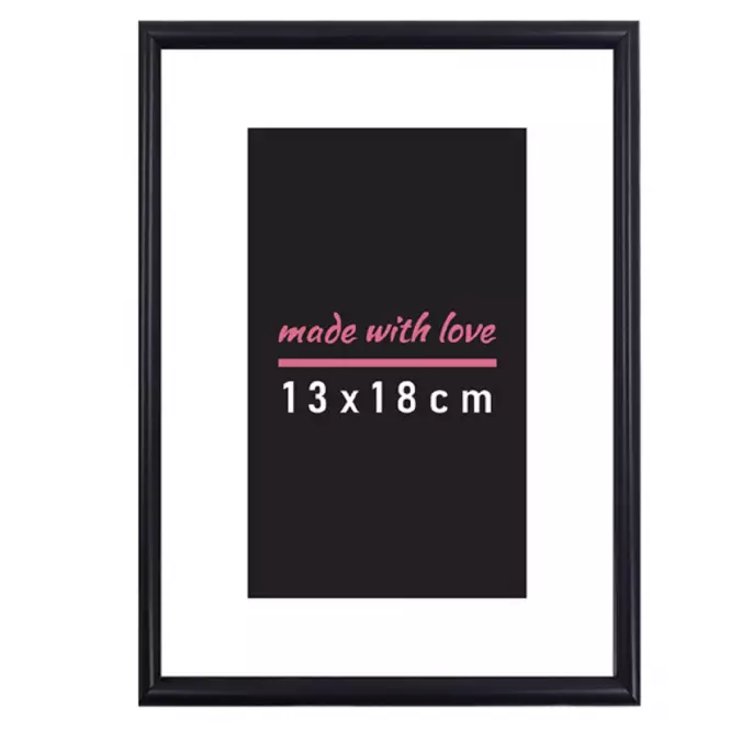 Fényképkeret 13x18 fekete