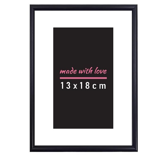 Fényképkeret 13x18 fekete