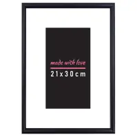 Fényképkeret 21x30 fekete