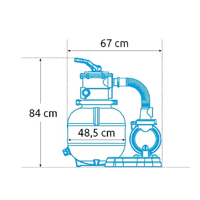 Prostar Profi 8 m3/h homokszűrés