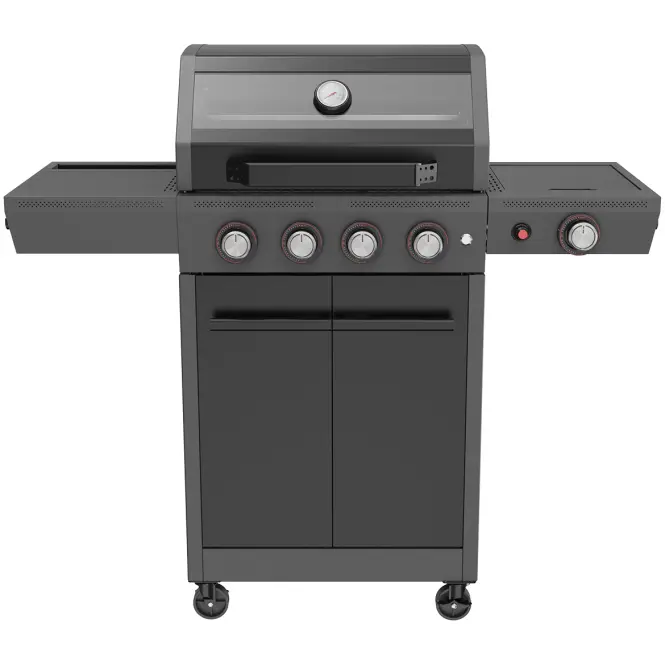 Mercado gázgrill Luxe fekete 4+1 15kw