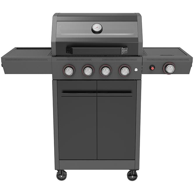 Mercado gázgrill Luxe fekete 4+1 15kw