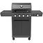 Mercado gázgrill Luxe fekete 4+1 15kw