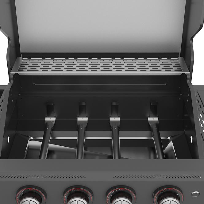 Mercado gázgrill Luxe fekete 4+1 15kw