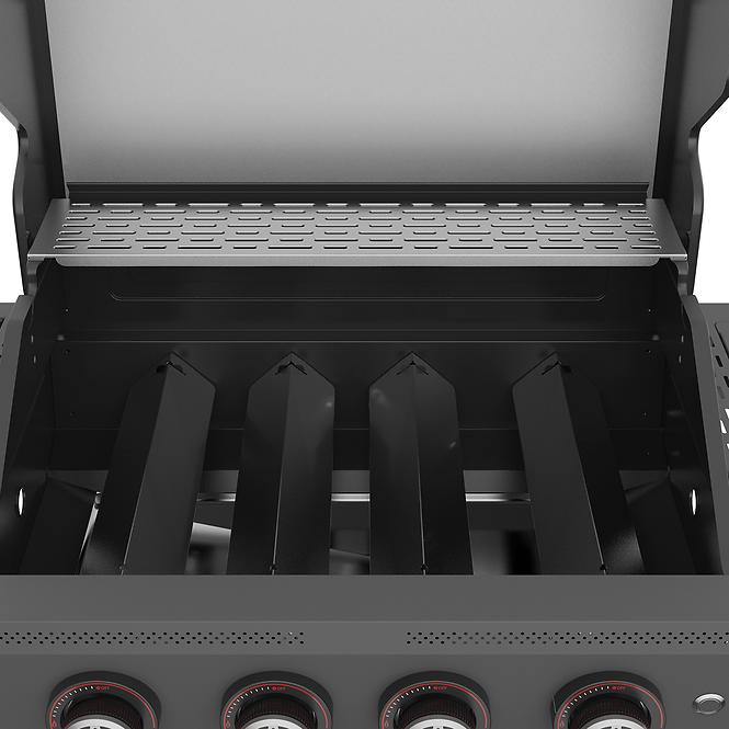 Mercado gázgrill Luxe fekete 4+1 15kw