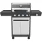 Mercado gázgrill Luxe silver 4+1 15kw