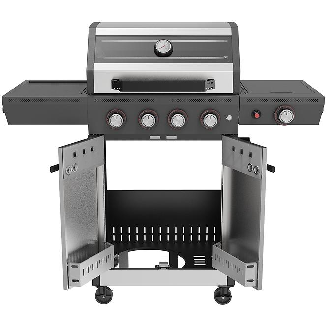 Mercado gázgrill Luxe silver 4+1 15kw