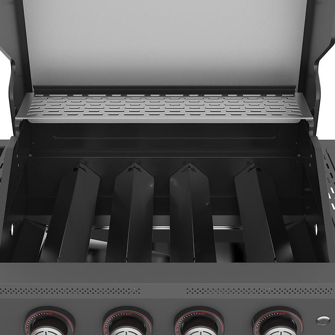 Mercado gázgrill Luxe silver 4+1 15kw
