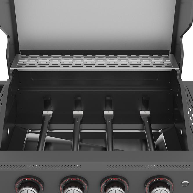 Mercado gázgrill Luxe silver 4+1 15kw