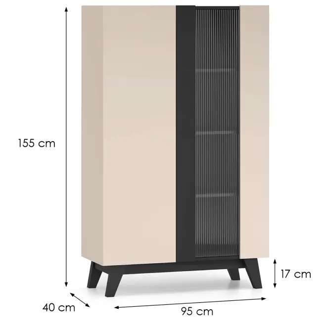 Vitrin Freshion 02 Kasmír/Fekete
