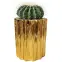 Virágcserép YS44187S/G Electroplating Effect D11,5xh13,5 Gold,2