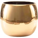 Virágcserép YS44179 Electroplating Effect D16xh15 Gold