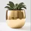 Virágcserép YS44179 Electroplating Effect D16xh15 Gold,2