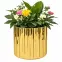 Virágcserép YS44120-S Electroplating Effect D18xh17 Gold,2
