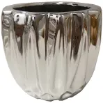 Virágcserép YS44194 Electroplating Effect 11x11x10 Silver