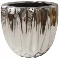 Virágcserép YS44194 Electroplating Effect 11x11x10 Silver