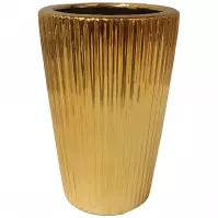 Virágcserép YS44193 Electroplating Effect D8xh12 Gold