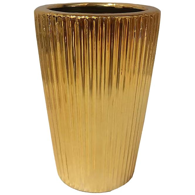 Virágcserép YS44193 Electroplating Effect D8xh12 Gold