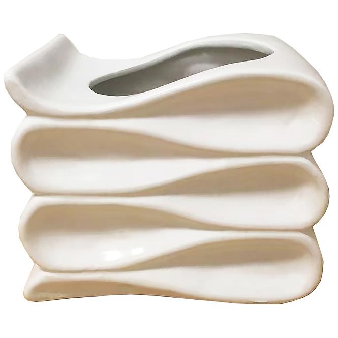Virágcserép YS44172S ceramic 14x12x11,5 White