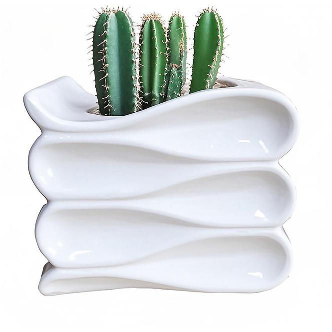 Virágcserép YS44172S ceramic 14x12x11,5 White