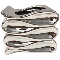 Virágcserép YS44172S Electroplating Effect 14x12x11,5 Silver