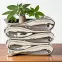 Virágcserép YS44172S Electroplating Effect 14x12x11,5 Silver,2