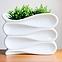 Virágcserép YS44172L ceramic 16x13,5x13 White,2