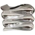 Virágcserép YS44172L Electroplating Effect 16x13,5x13 Silver