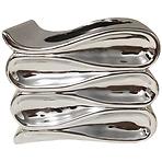Virágcserép YS44172L Electroplating Effect 16x13,5x13 Silver