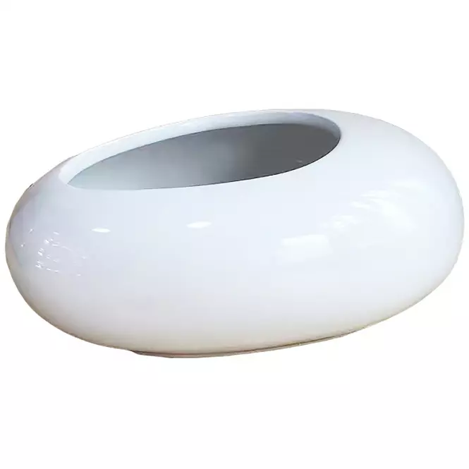 Virágcserép YS44170W ceramic 16x12x6,5 White