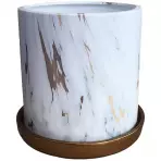Virágcserép YS44149M ceramic Water Transfer Effect 13x13x1