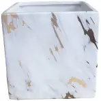 Virágcserép YS44148M ceramic Sq Water Transfer Effect 12,5