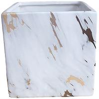 Virágcserép YS44148M ceramic Sq Water Transfer Effect 12,5