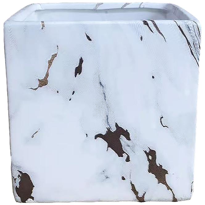 Virágcserép YS44148L ceramic Sq Water Transfer Effect 15