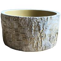 Virágcserép YS44361 cement 15,7x15,7x8,2 Antique White
