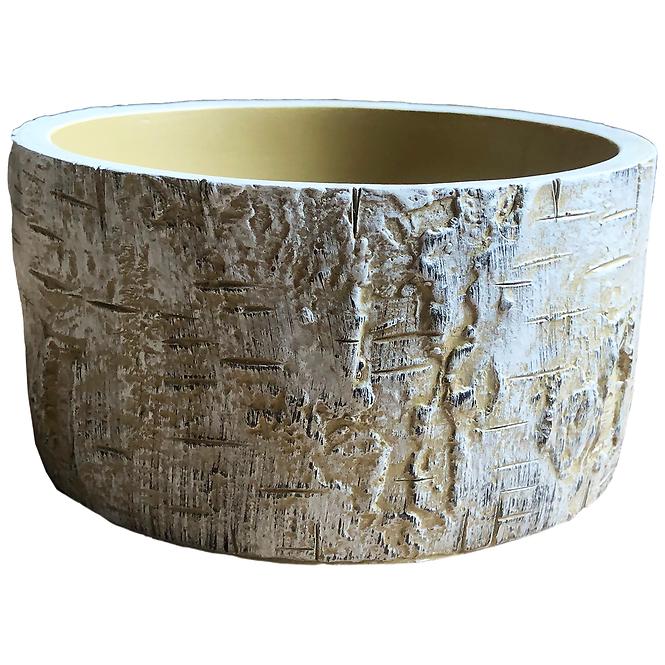 Virágcserép YS44361 cement 15,7x15,7x8,2 Antique White