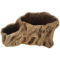 Virágcserép YS44378 cement 24,5x15,5x11 Antique Brown
