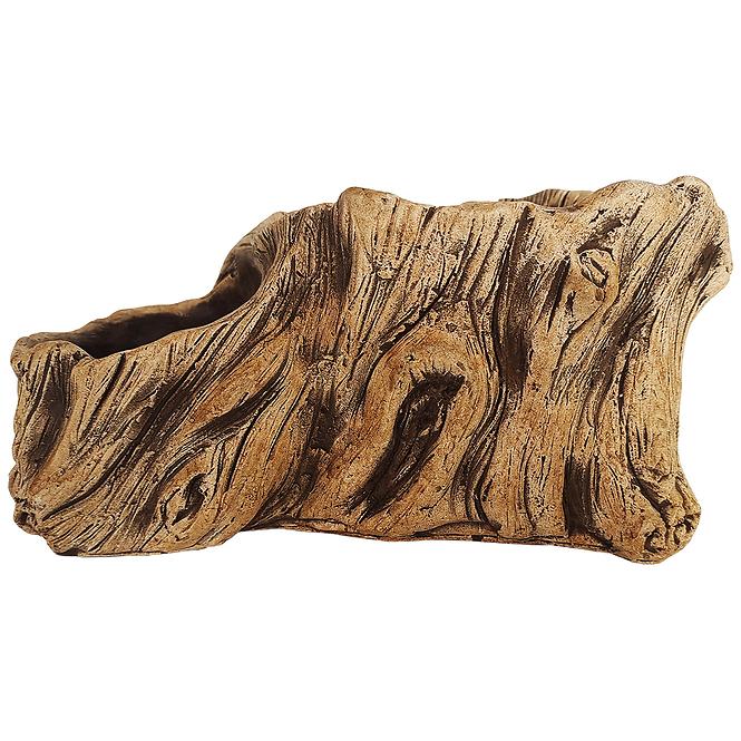 Virágcserép YS44378 cement 24,5x15,5x11 Antique Brown