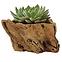 Virágcserép YS44396A cement 14x11x8,5 Antique Brown,2