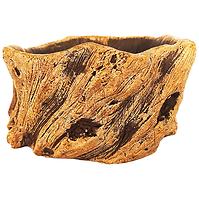 Virágcserép YS44396B cement 13x13x7,5 Antique Brown