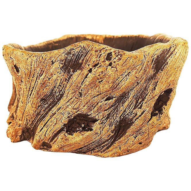 Virágcserép YS44396B cement 13x13x7,5 Antique Brown