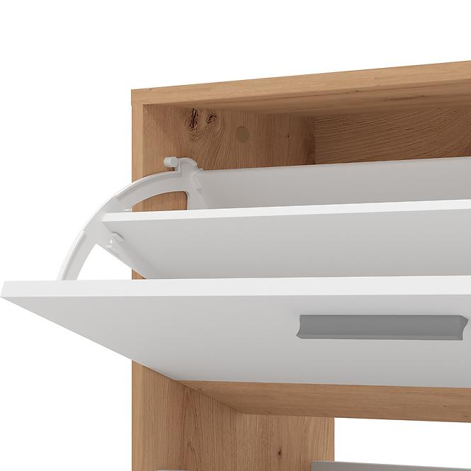 Előszobafal Rimini Artisan/Fehér 11011704