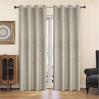 Függöny karikákkal YC11933/200G/113/140x250 cm világosszürke