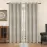 Függöny karikákkal YC11933/200G/113/140x250 cm világosszürke
