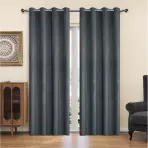 Függöny karikákkal YC11933/200G/117/140x250 cm szürke