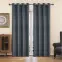 Függöny karikákkal YC11933/200G/117/140x250 cm szürke
