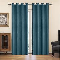 Függöny karikákkal YC11933/200G/130/140x250 cm türkiz