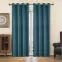 Függöny karikákkal YC11933/200G/130/140x250 cm türkiz